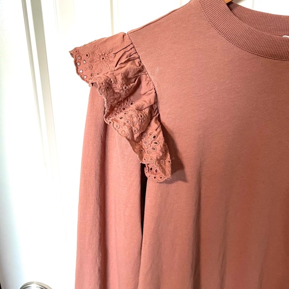 NEW Matilda Jane Good Hart Eleanor Top Burnt Orange Sweatshirt - Picture 4 of 10